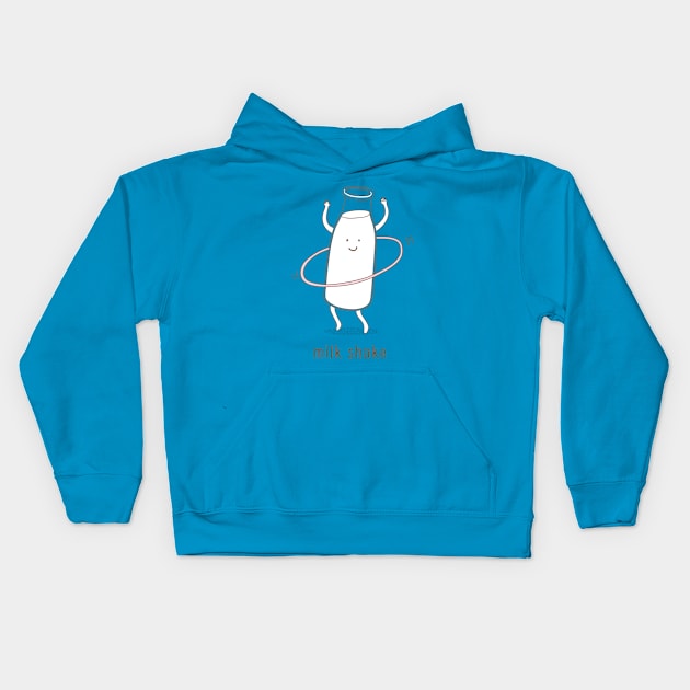 milk shake Kids Hoodie by milkyprint